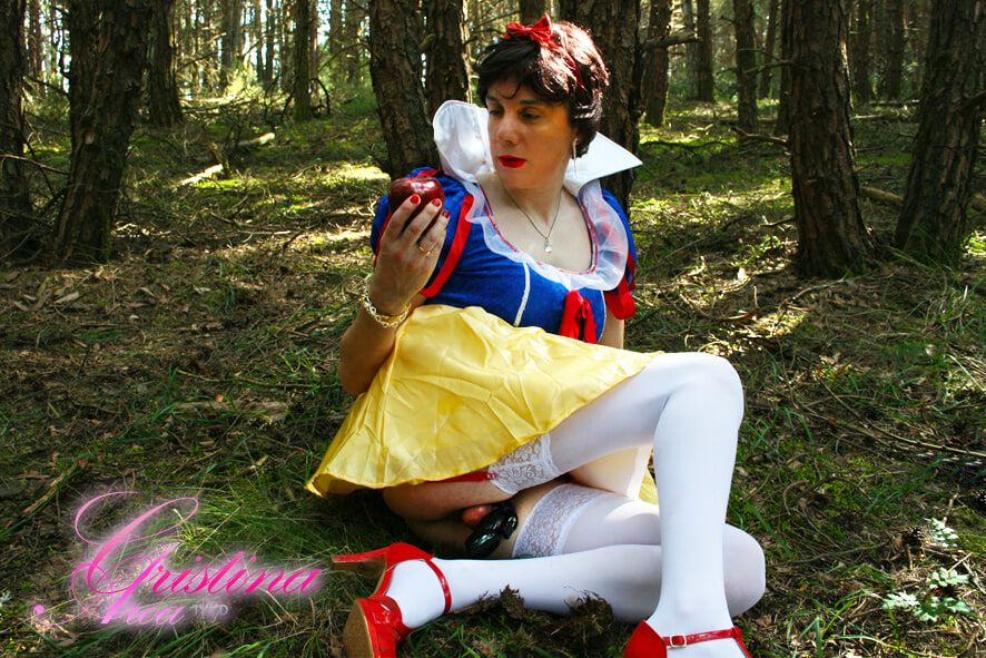 The sissy bitch Snow White, exposed in the enchantred forest #11