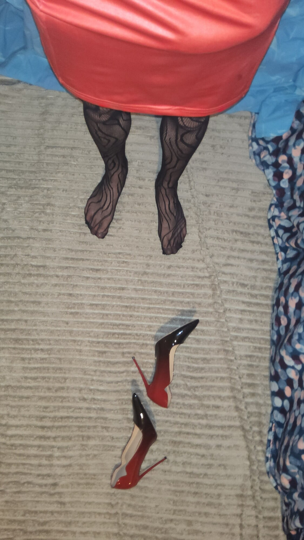 Teasing in My Fishnets #13