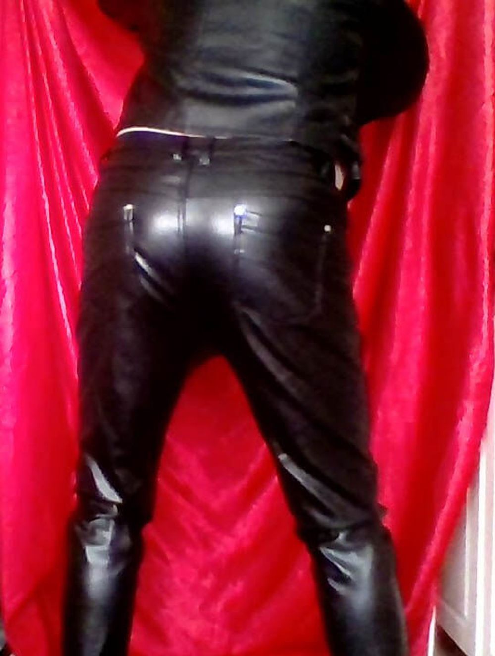 THE LEATHER ASS WITH A DILDO IN THE LEATHER ASS. #18