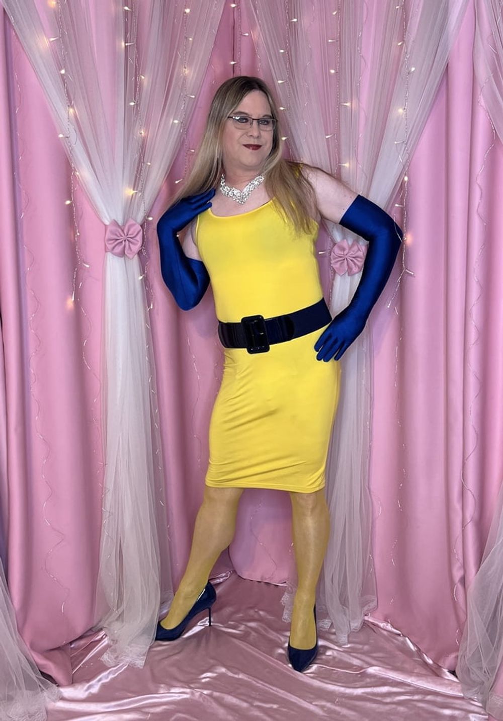 Joanie - Yellow Pencil Dress II #54