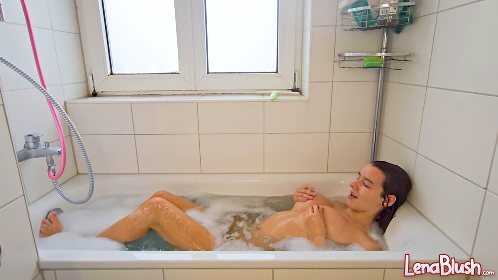 18yo Teen fucks herself in the safety of the bathroom #6