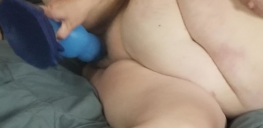 Sexy BBW Dragon Dildo and See Thru Shirt #10