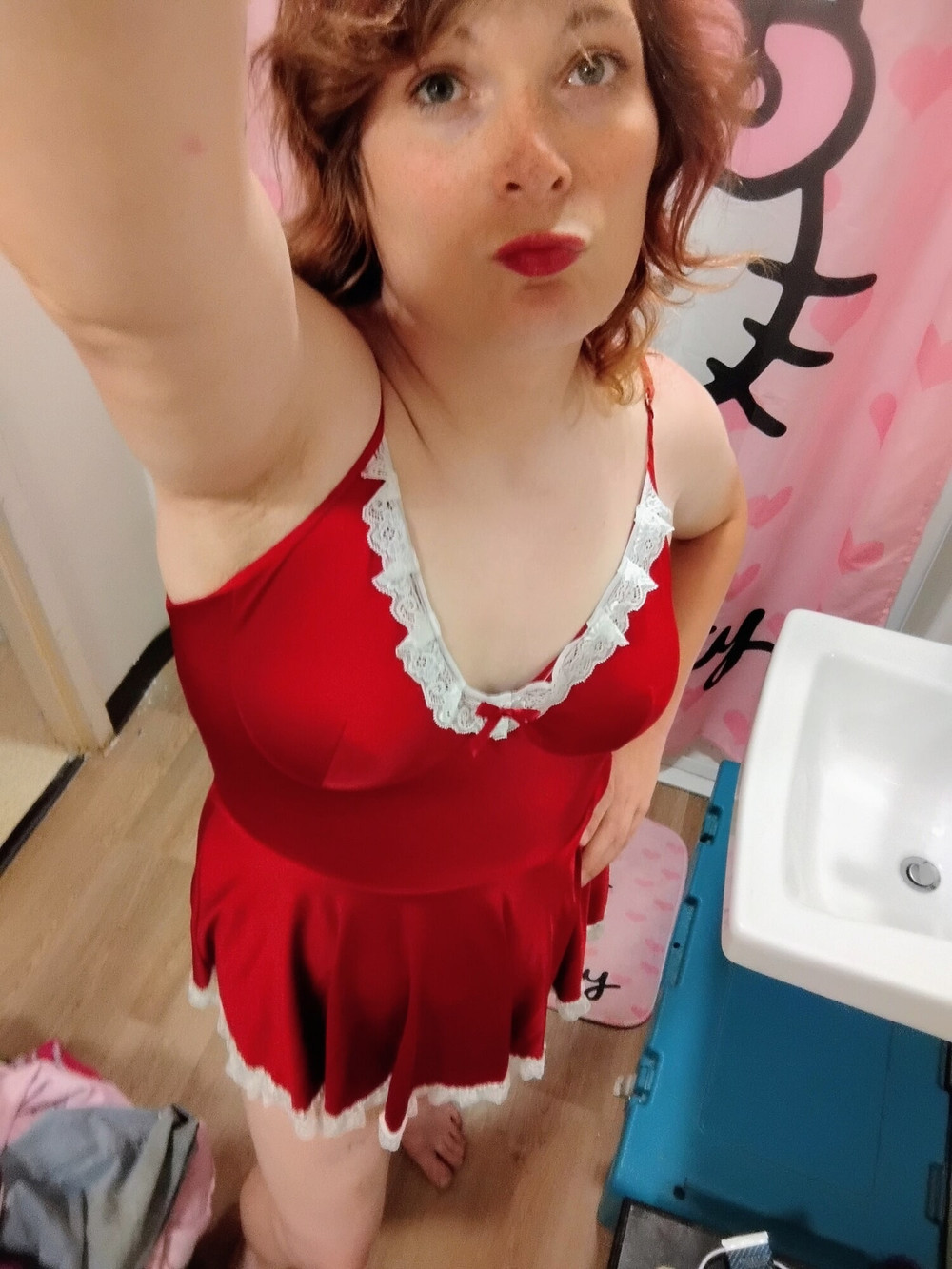 Red maid outfit  #22