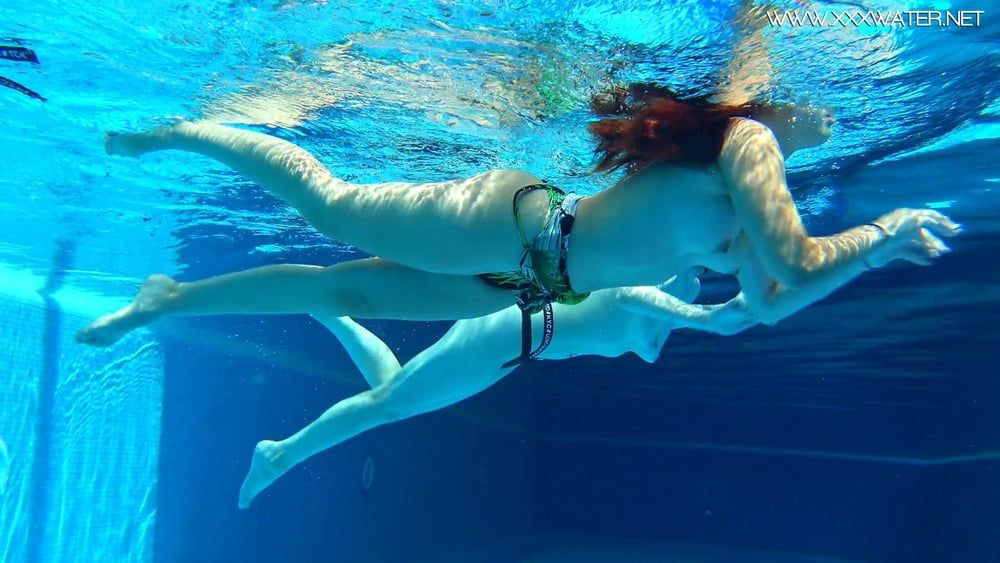  Sheril and Diana Rius Underwater Swimming Pool Erotics #23