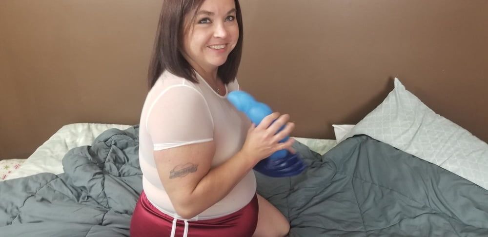 Sexy BBW Dragon Dildo and See Thru Shirt #35