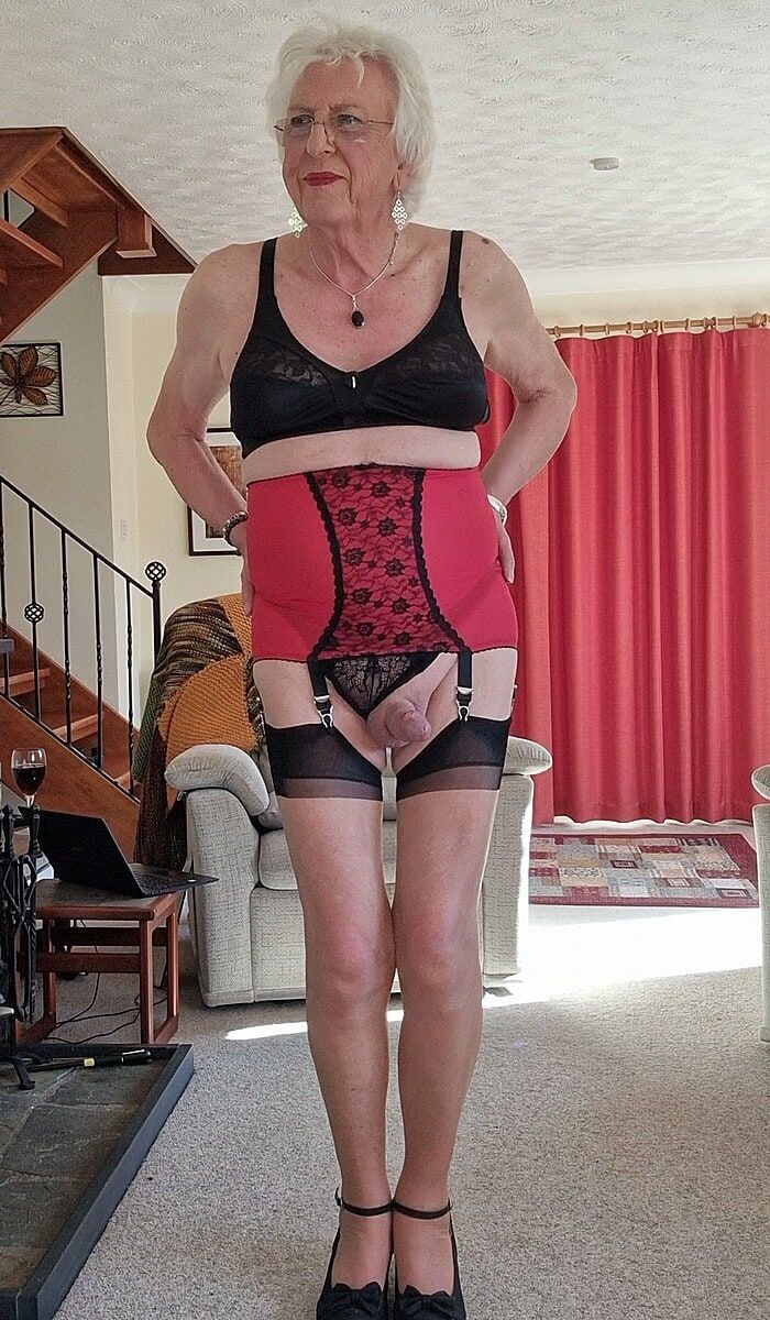 Colette's Red Girdle #19