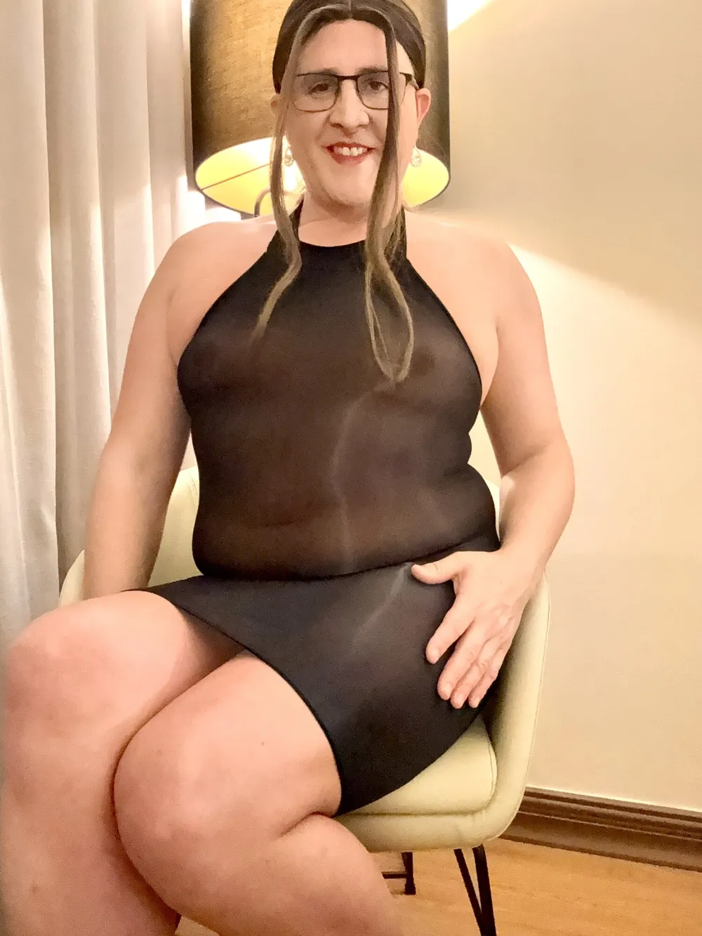 Shiny Nylon Dress #26