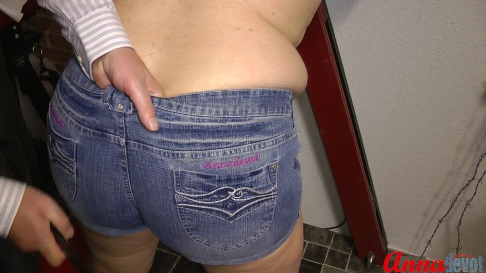Jeans ass spanked #12