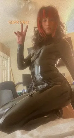 latex trans girl         