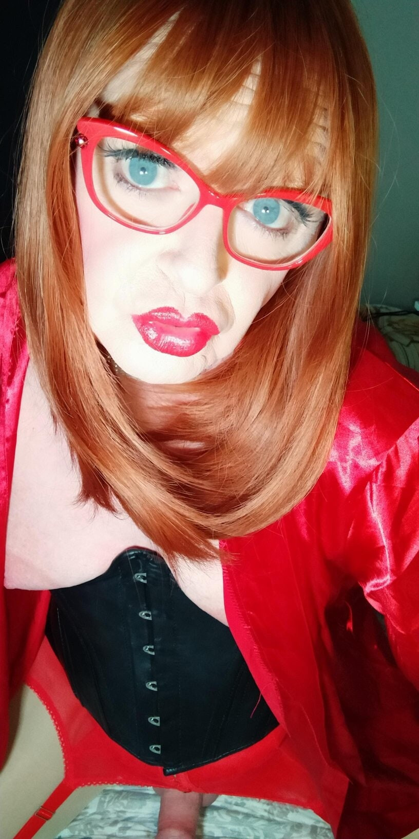 Crossdressing redhead  #15