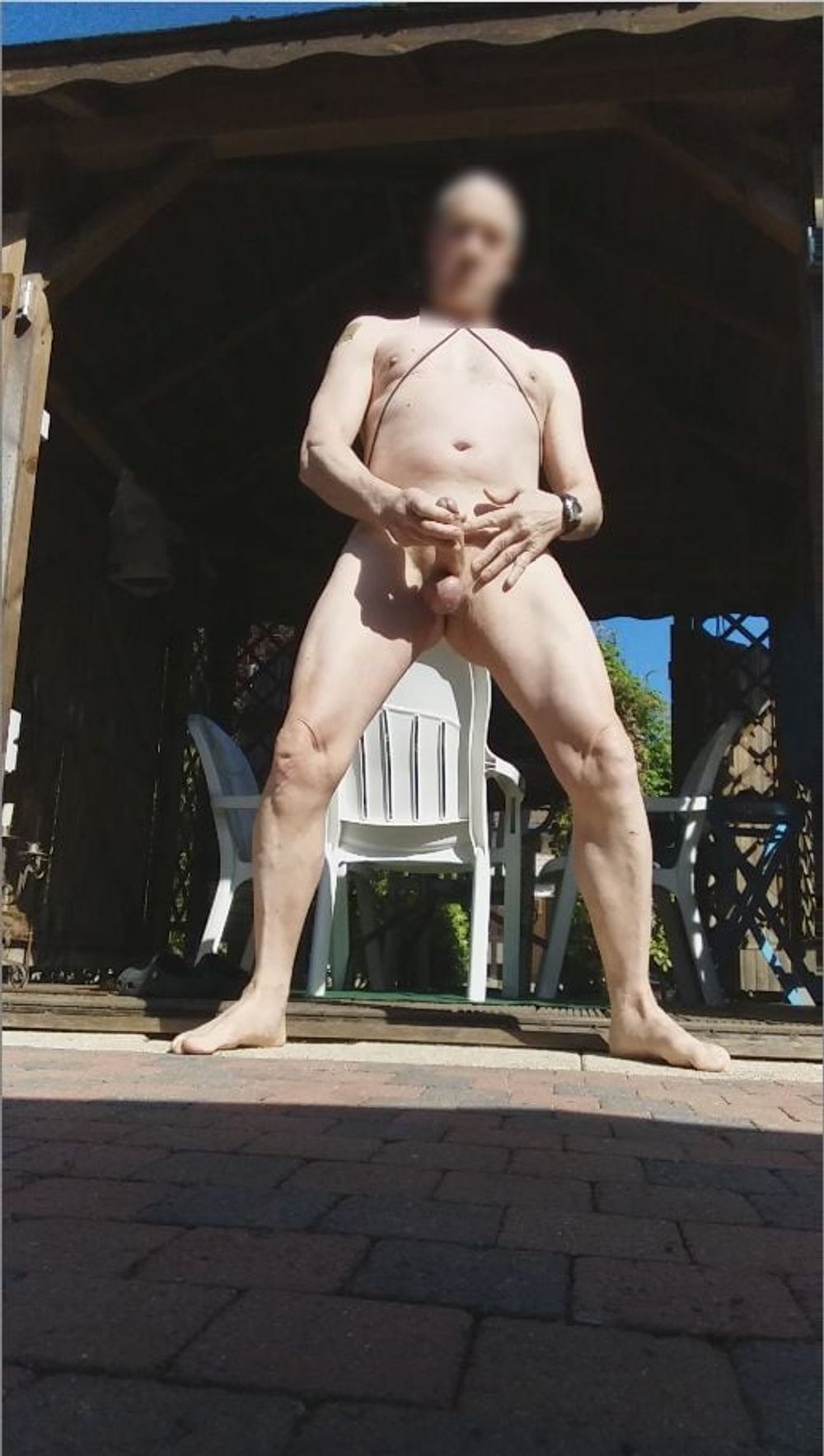 outdoor public jerking hunk bondage 1 #9