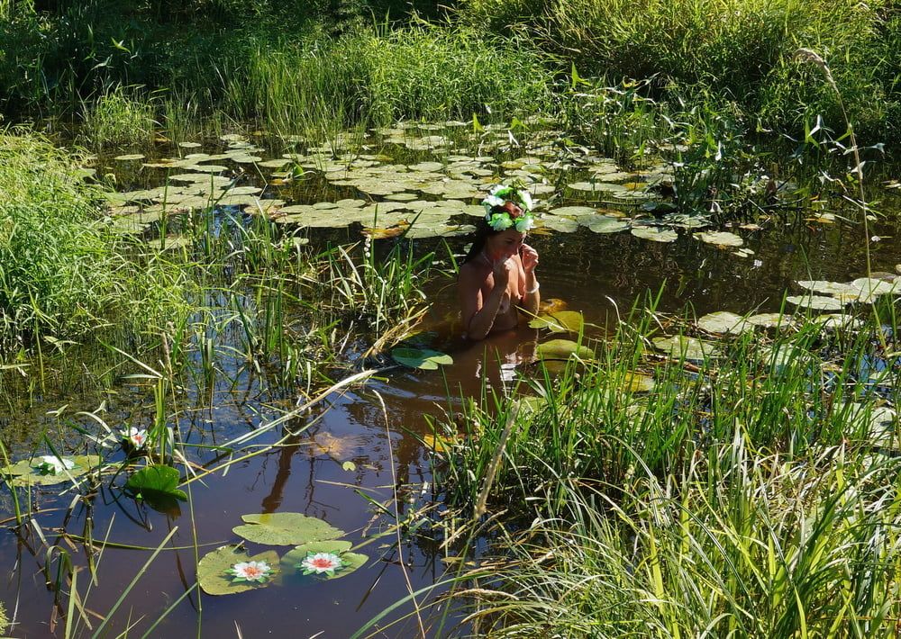 Nude in lazy river #36