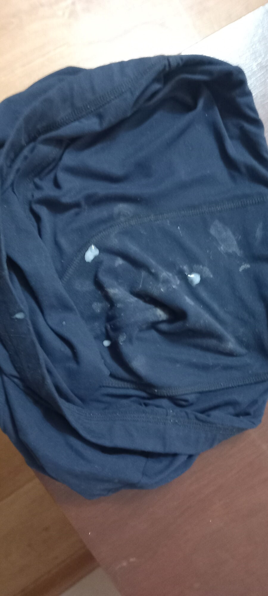 my panties, in which my dick left marks... #6