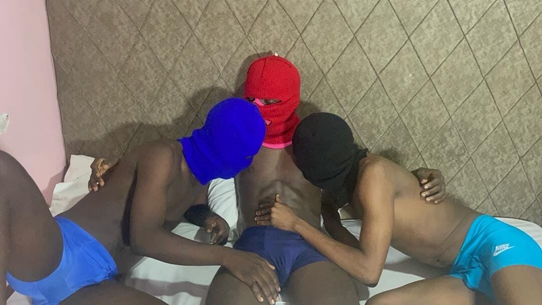 African Gay Threesome #50