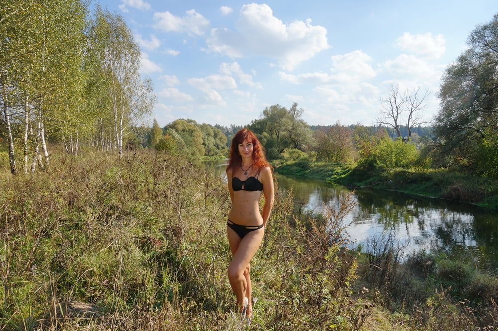 Flame Redhair on River-Beach #33