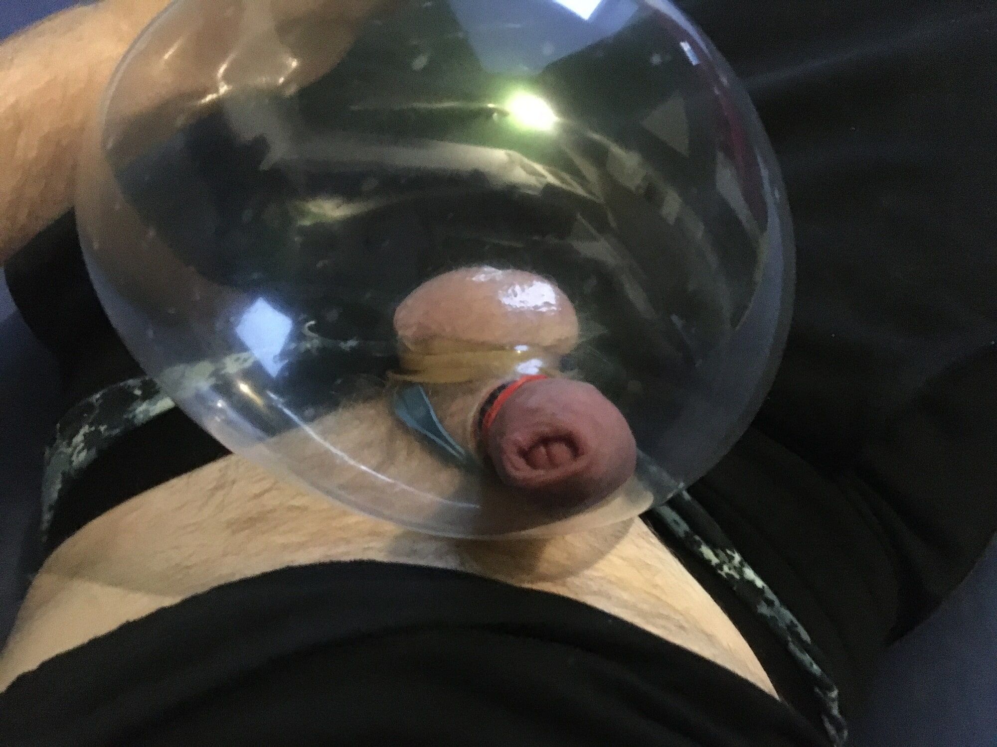  Haired Dick And Balls With Rubber Bands Condom Ballon  fuck #14