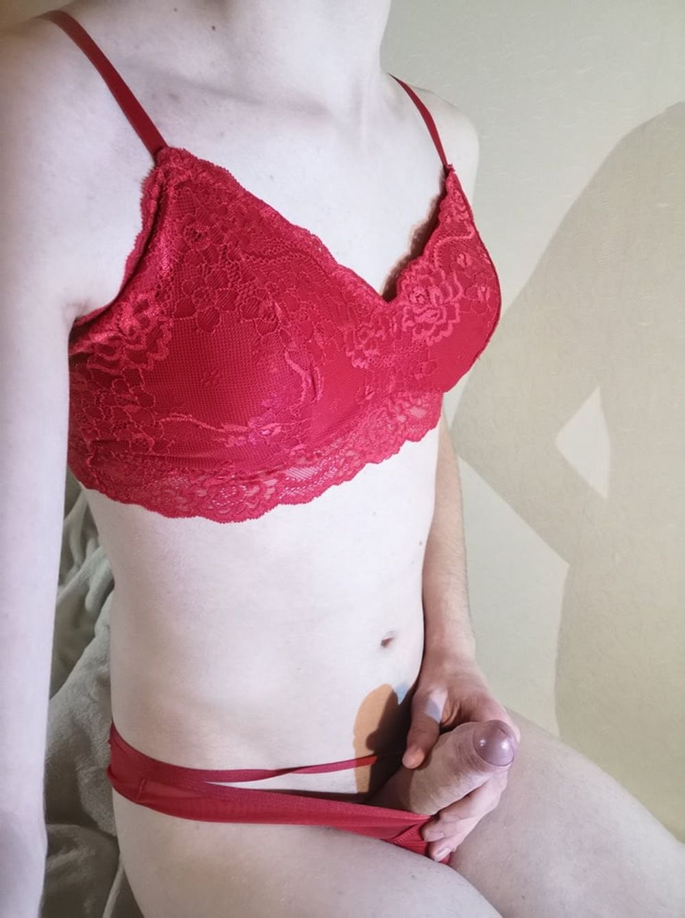 Femboy Sammy in Red #14