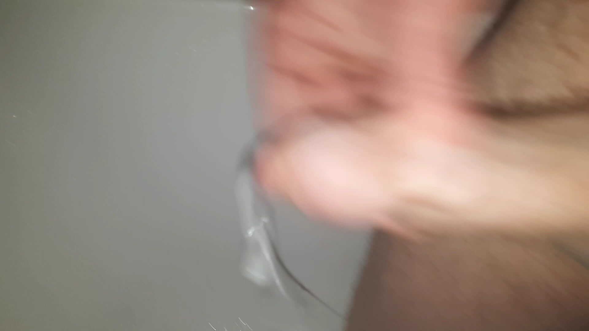 my uncut cock shooting its load #8