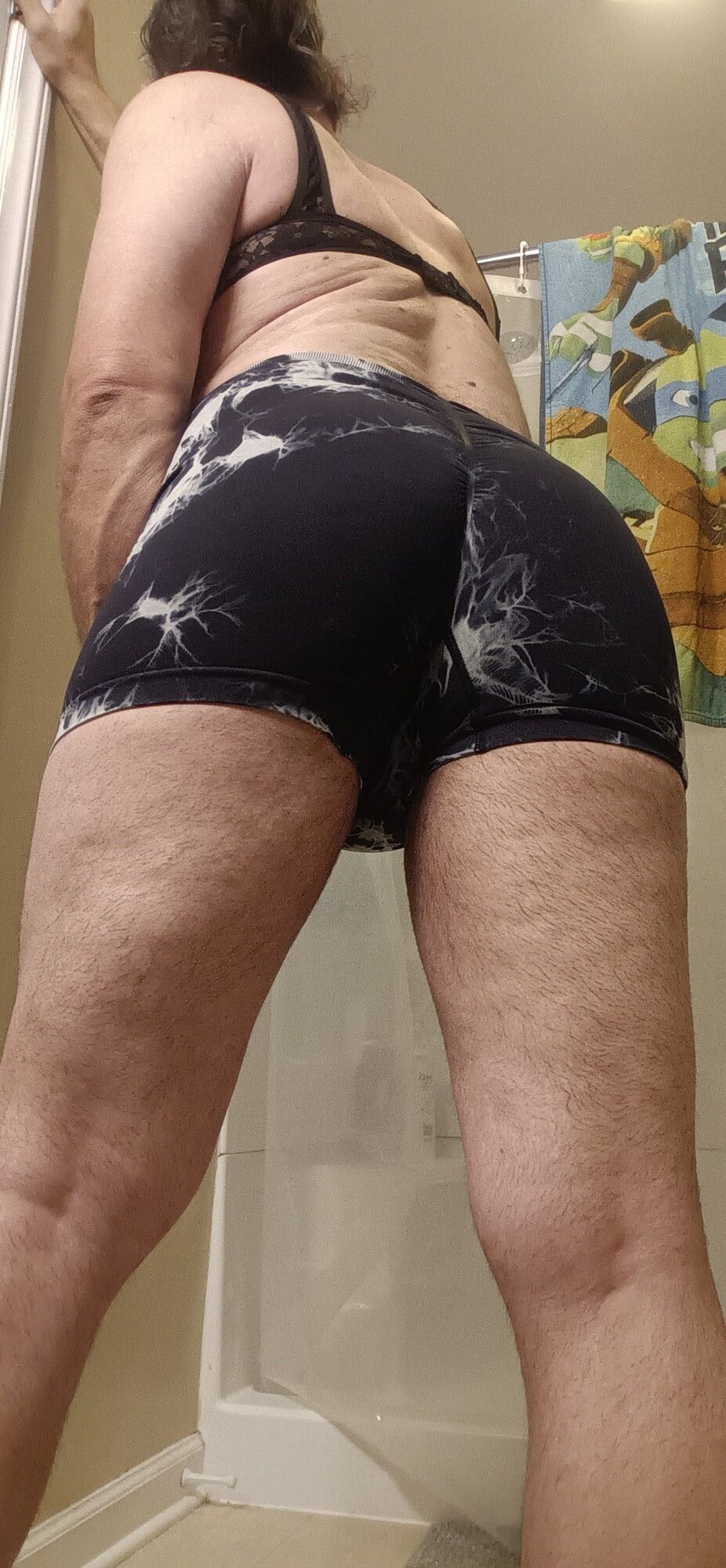 Ass looks so good in my little sexy shorts.... What do you t #36