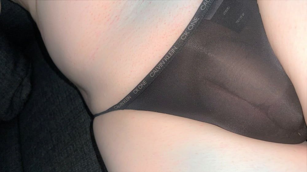 Tiny black thong #36