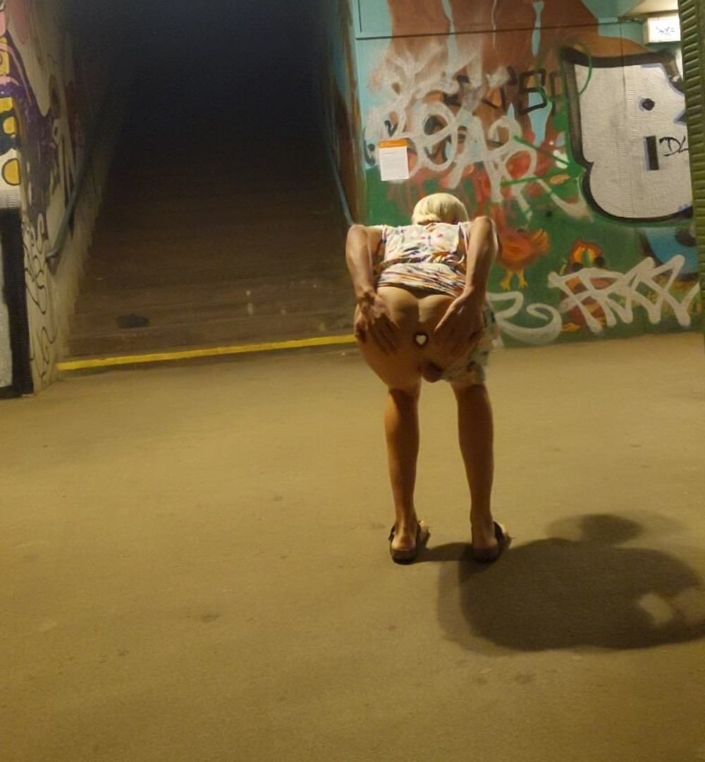 Sissy at train station 1. #2