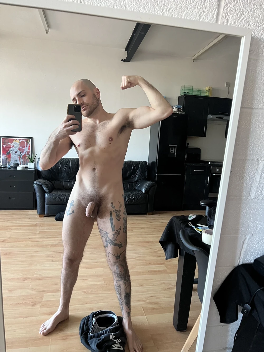 Flexing for my pigs
