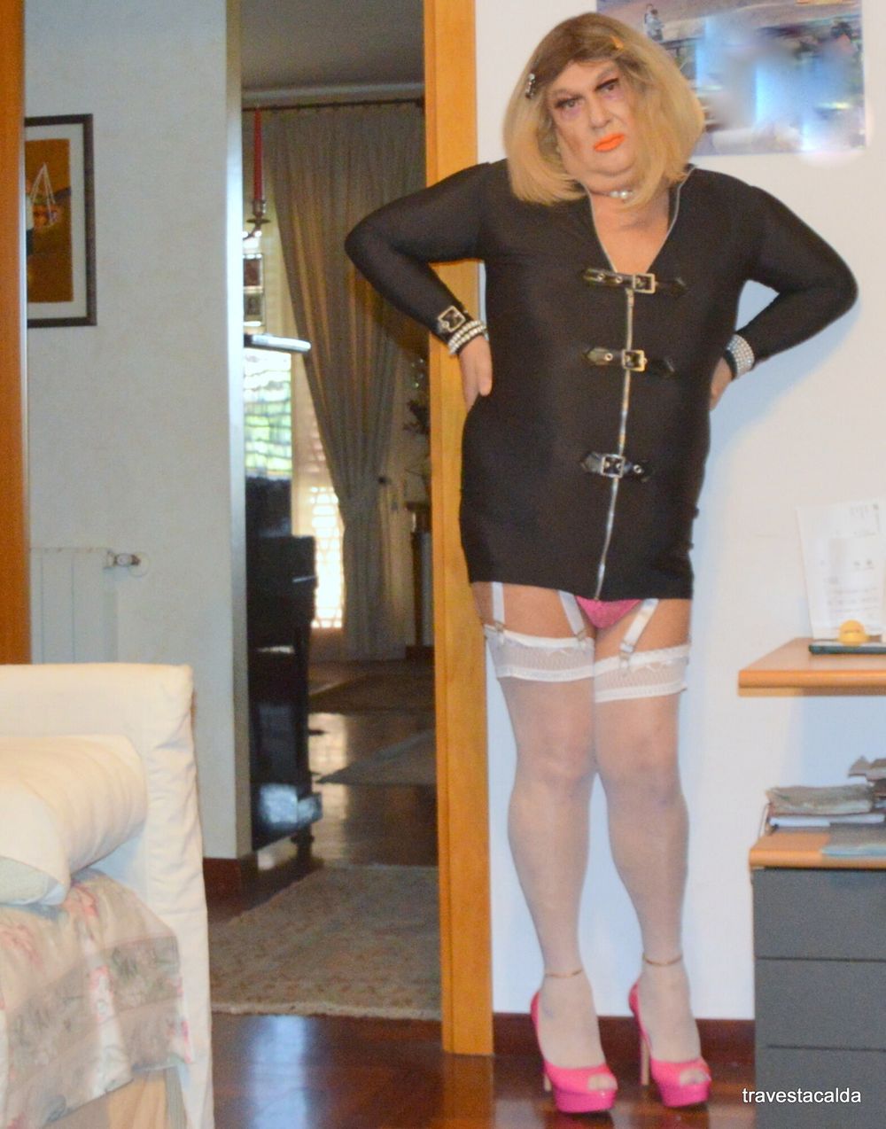 slutty sissy with white stockings part 1 #2