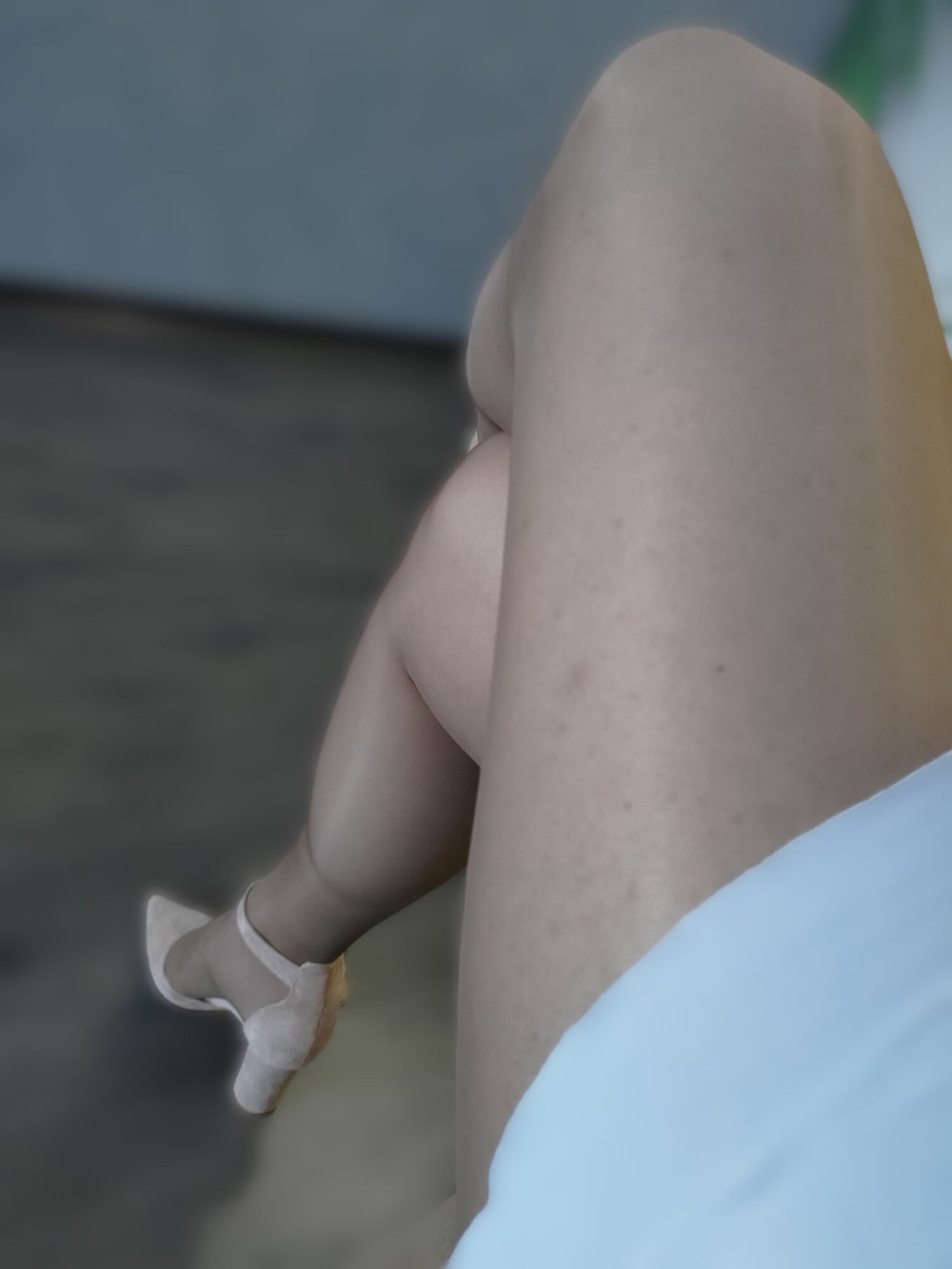 My legs are in nude tights #9