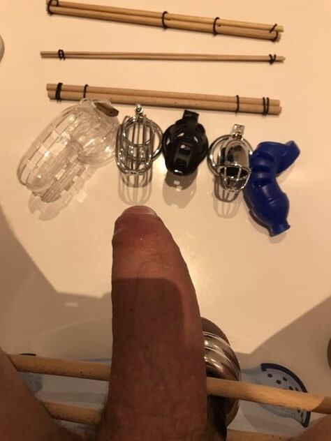 cumtwice78 in different cock cages #10