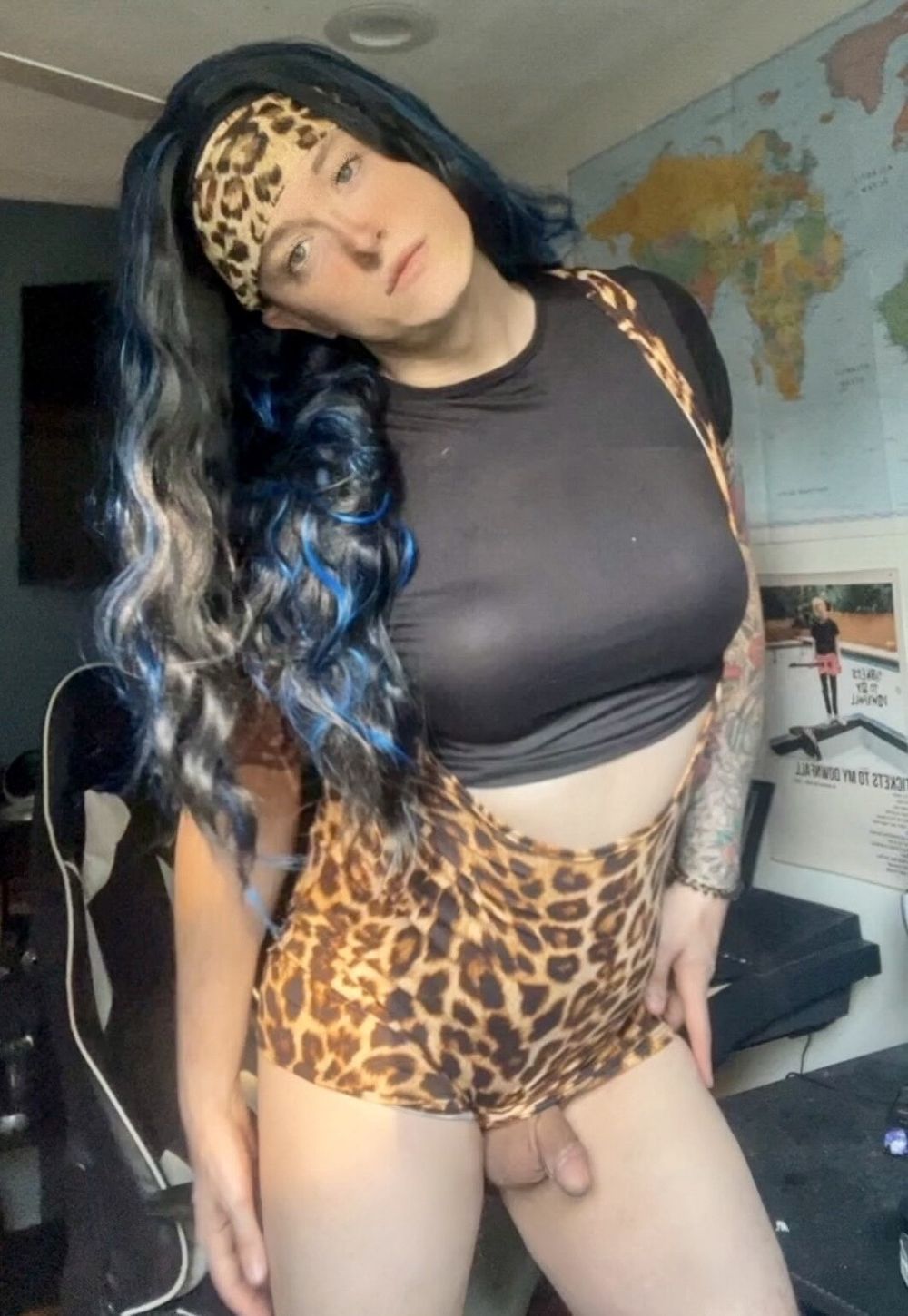 Pretty tattooed amateur femboy #22