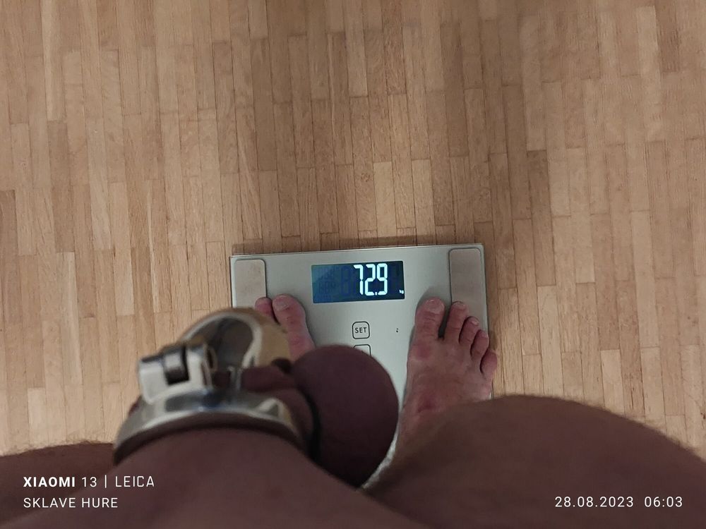 Weighing, Cagecheck, fuck with the plug on Aug 28th, 2023