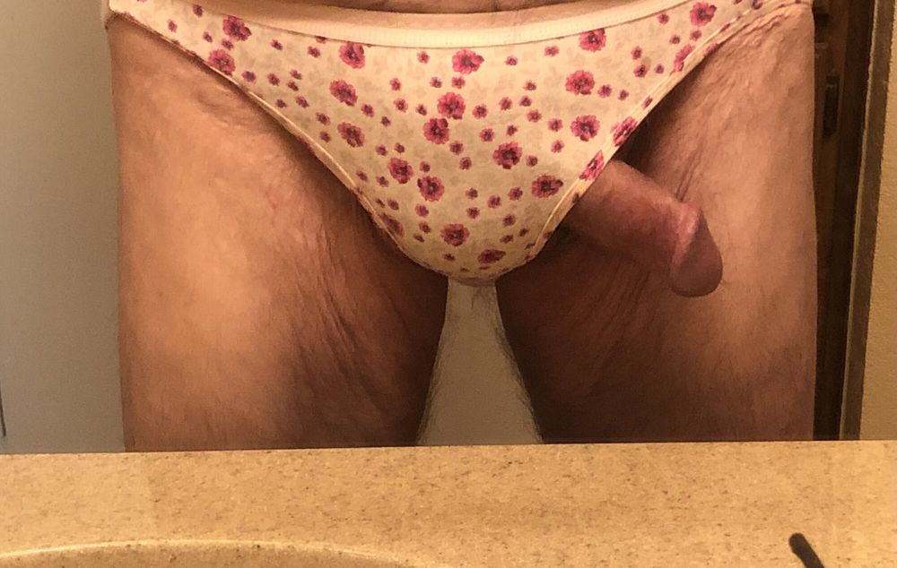 Me wearing my wife’s panties  #5