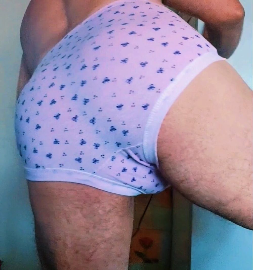 Cotton panties with colorful print from my collection. #8