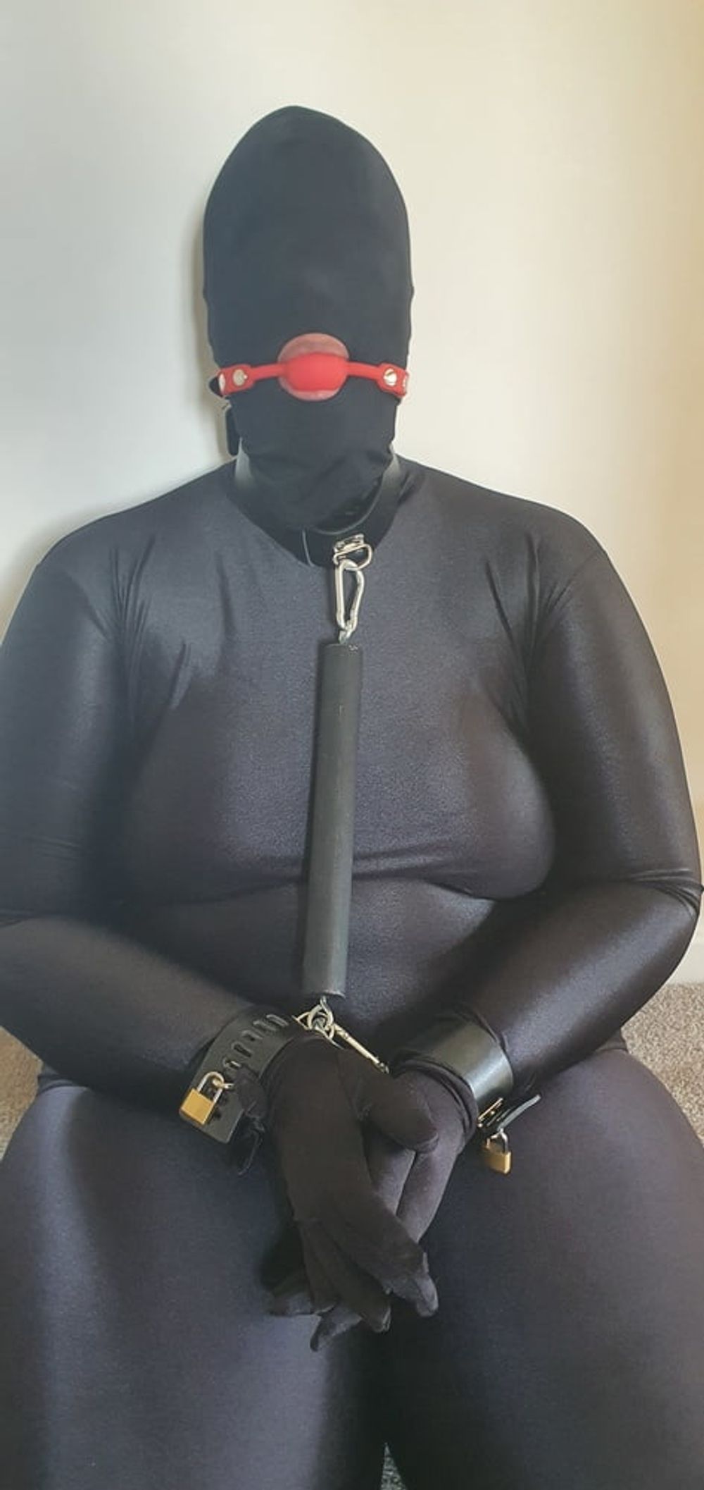 Cuffed Lady Gimp