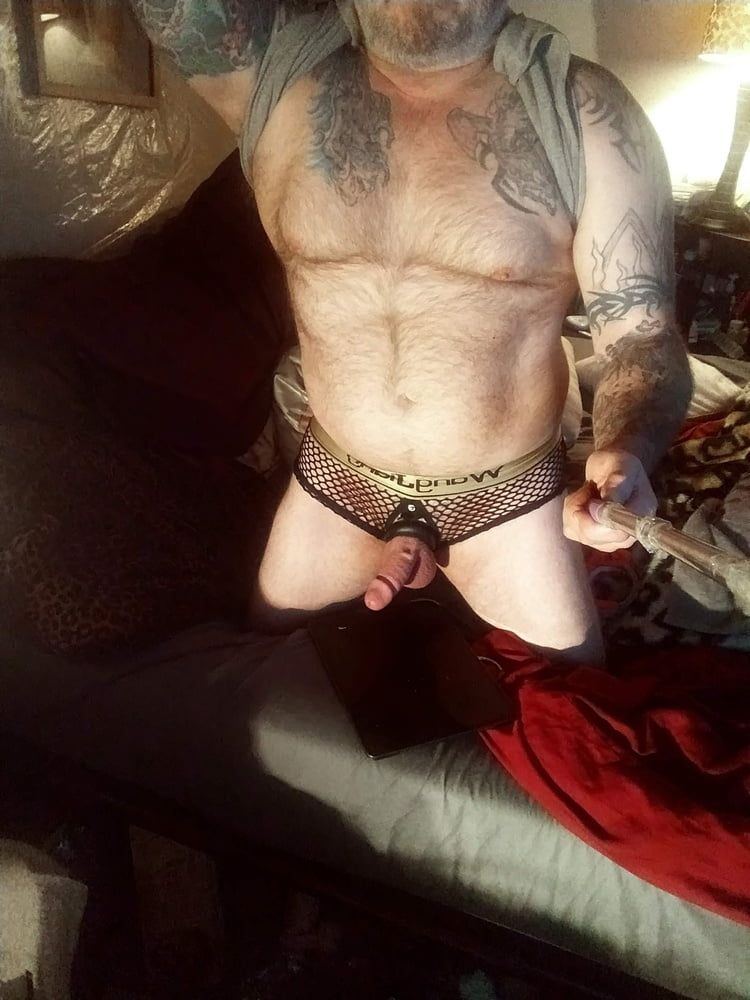 Bored and horny and found a old selfie stick