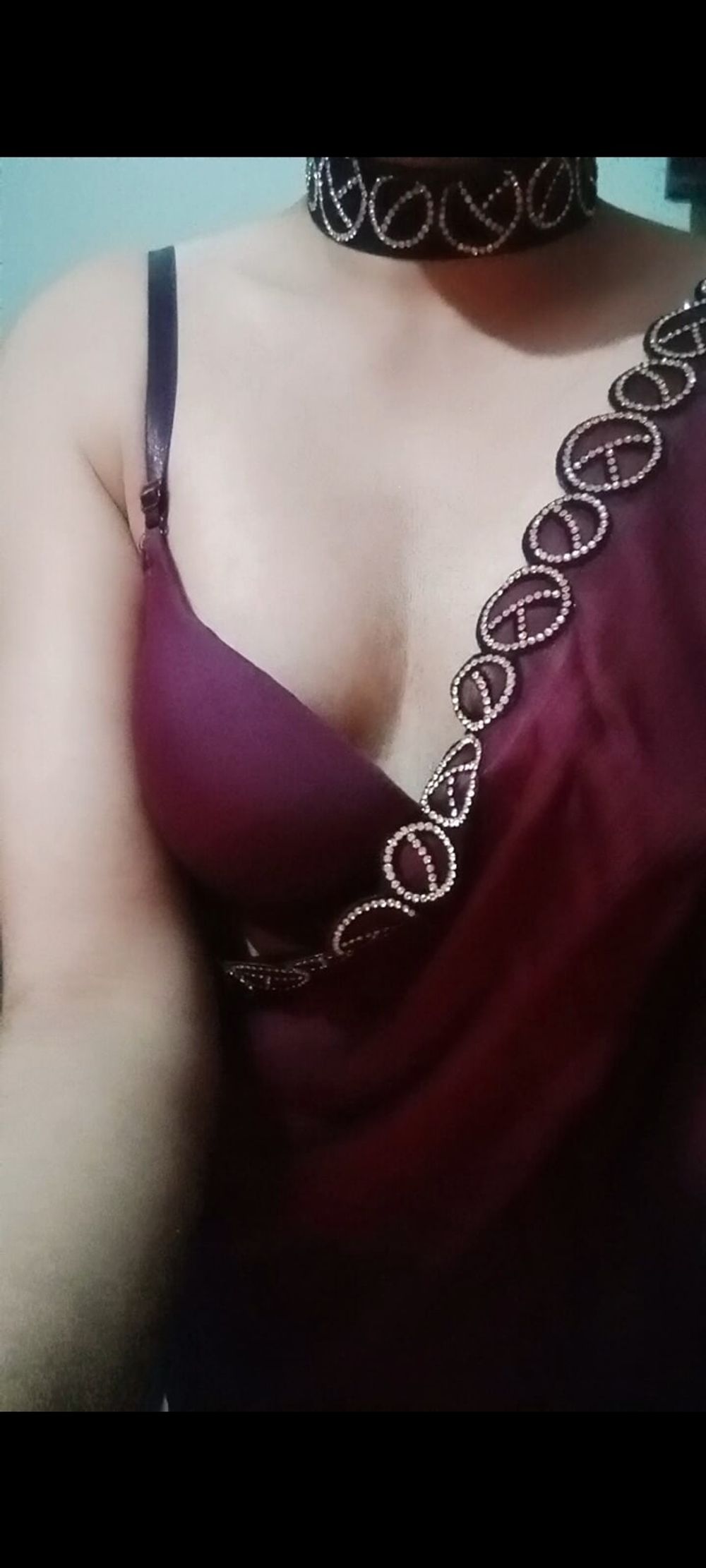 Gay Crossdresser Gaurisissy in Purple Saree looking like a H #3