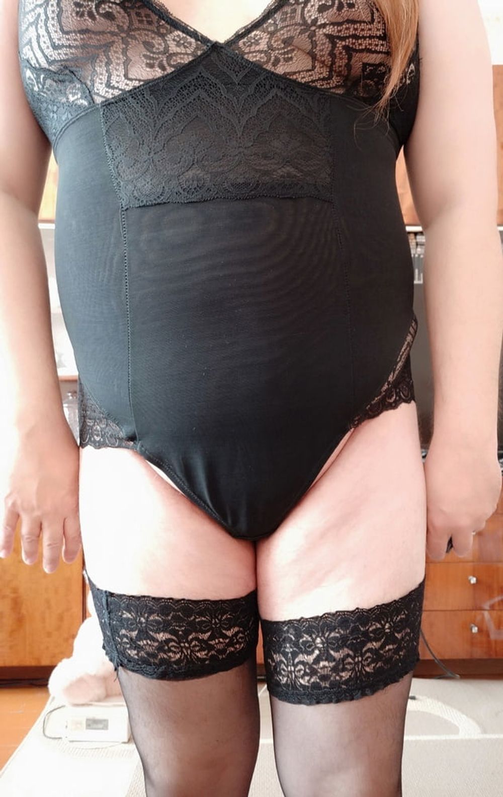 Sissy Aleksa in black stockings #39