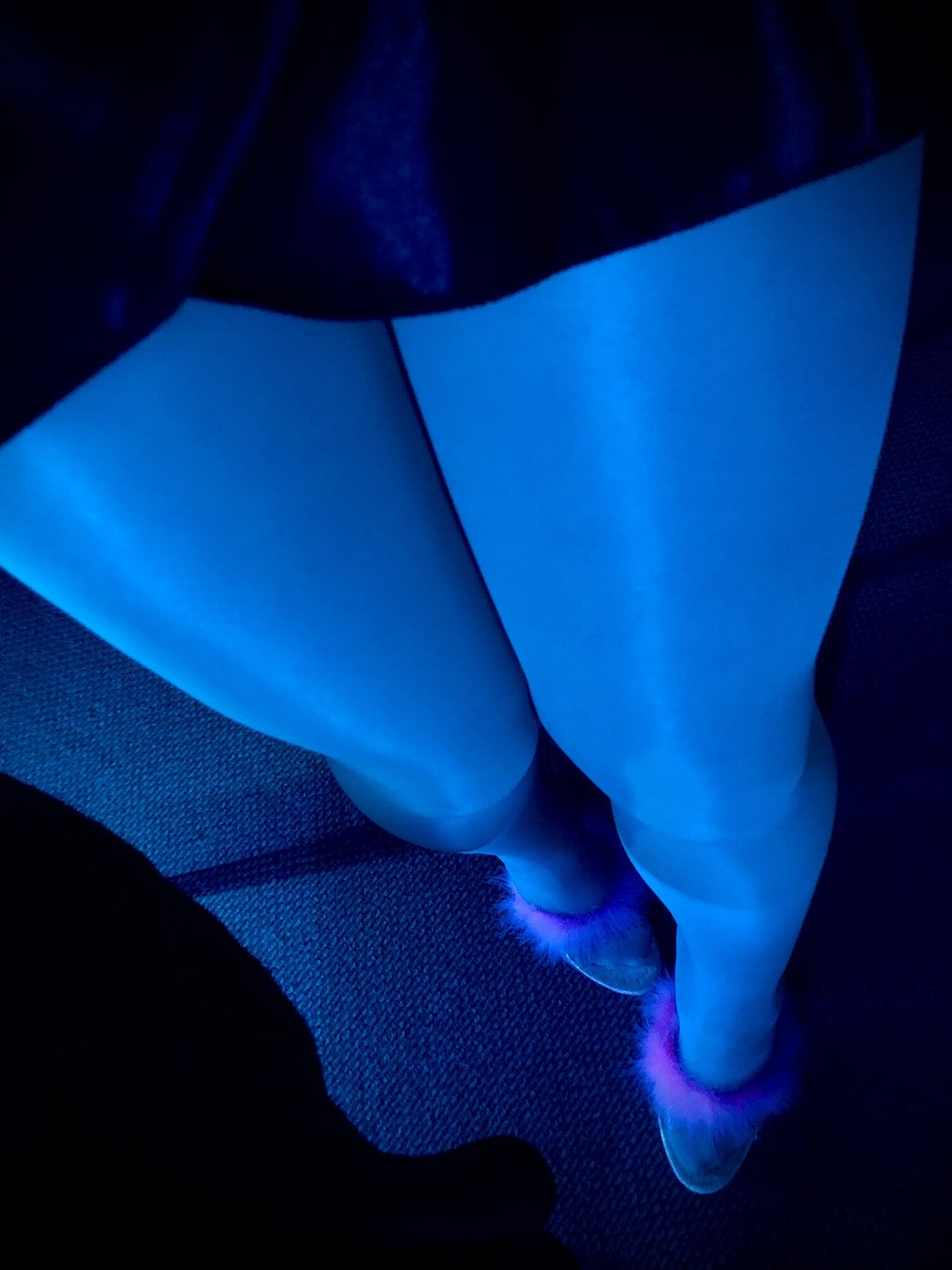 My hot legs in shiny pantyhose  #12