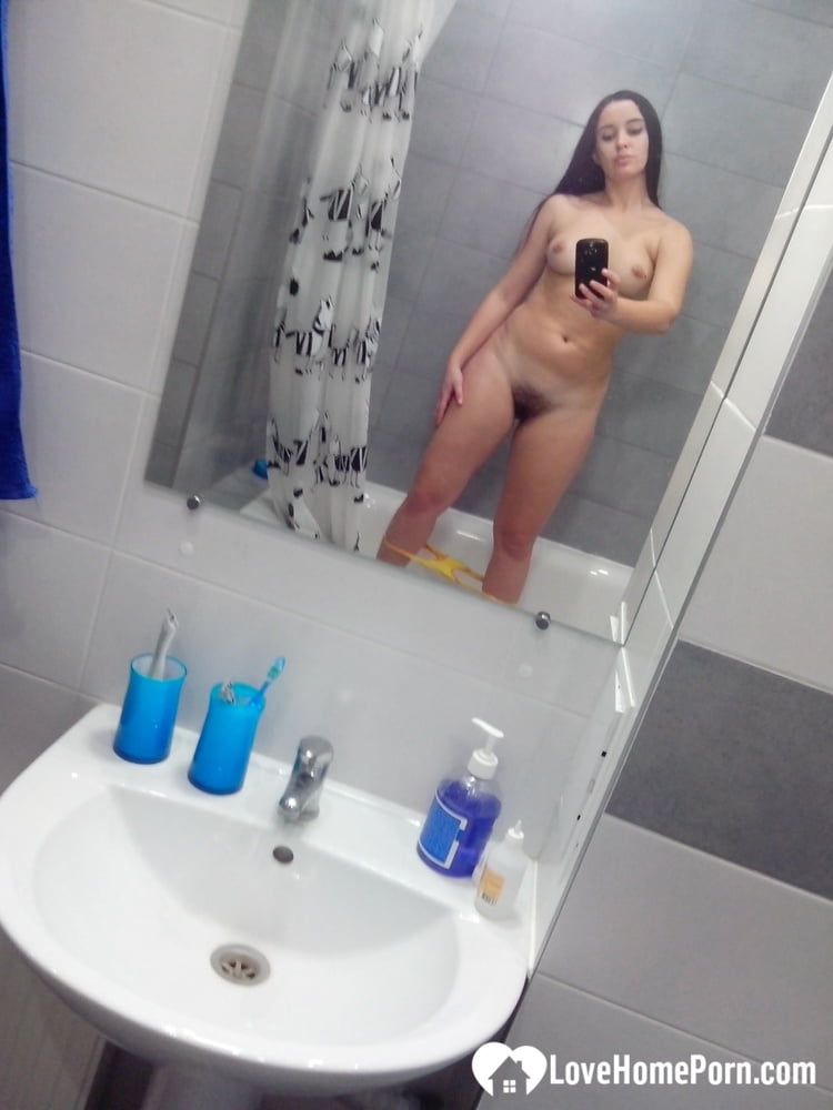 My friend has the perfect bathroom for nudes #12