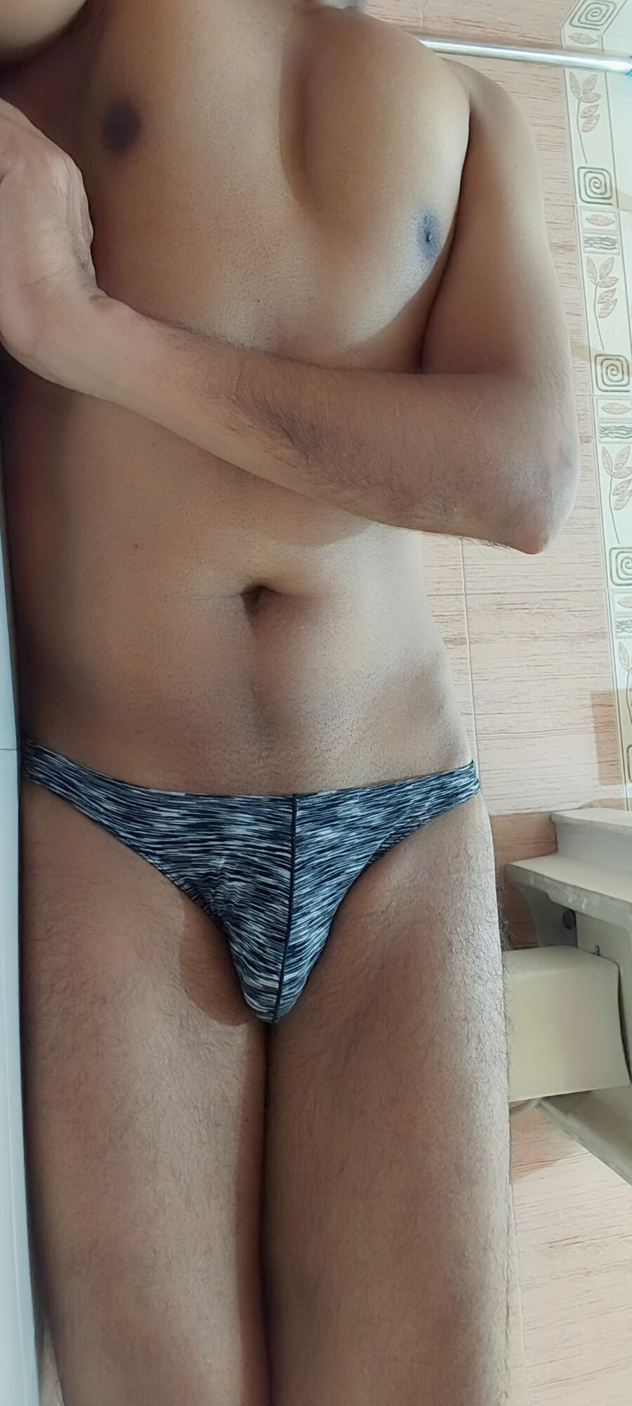 Got some fresh pictures of my new underwear and beautiful di #15