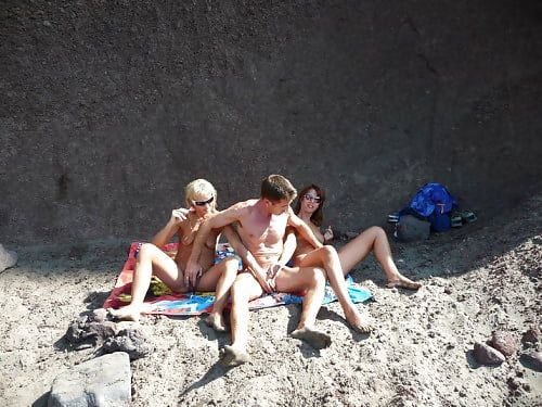 Nude beach sex photo #5