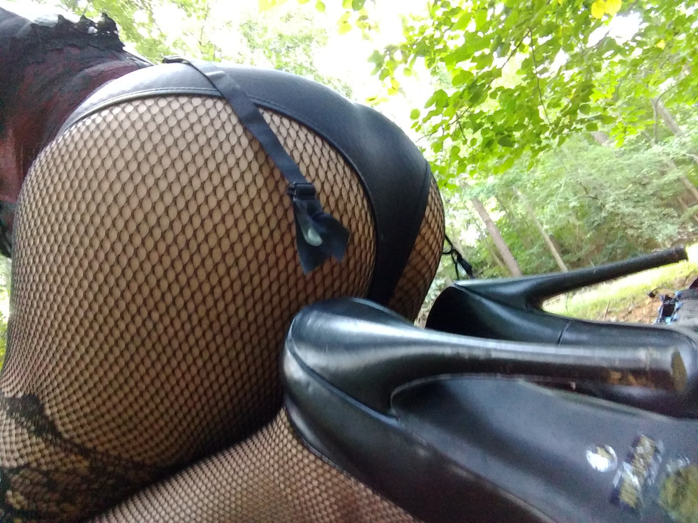 Corseted Crossdresser selfies  #10