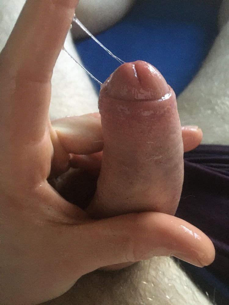 Oiled Hairy Cock Pre- Cum Play  #20