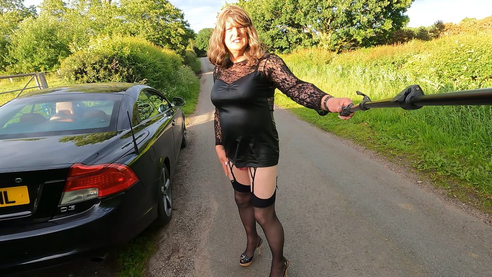 Crossdresser Kellycd down the lanes  #12