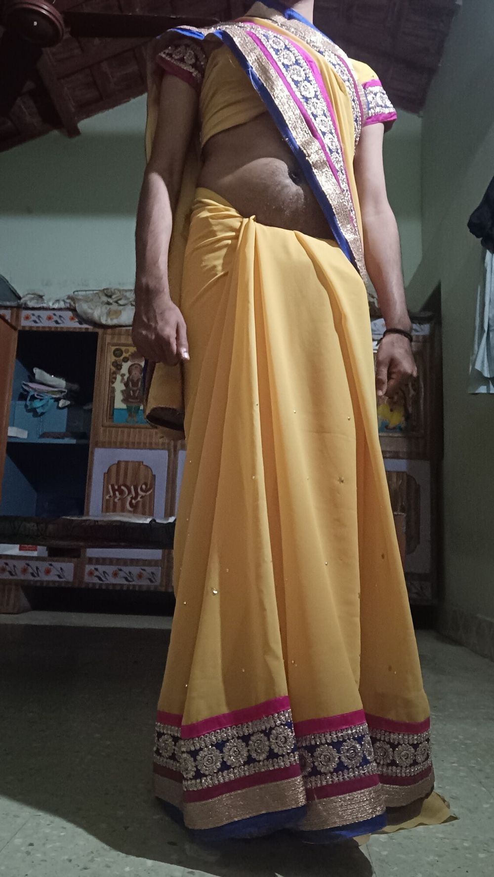 Wear auntys saree #3