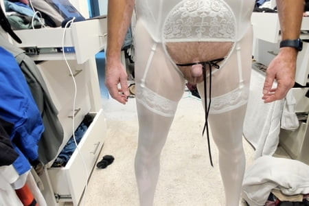 Nuovi collant bianchi lucenti