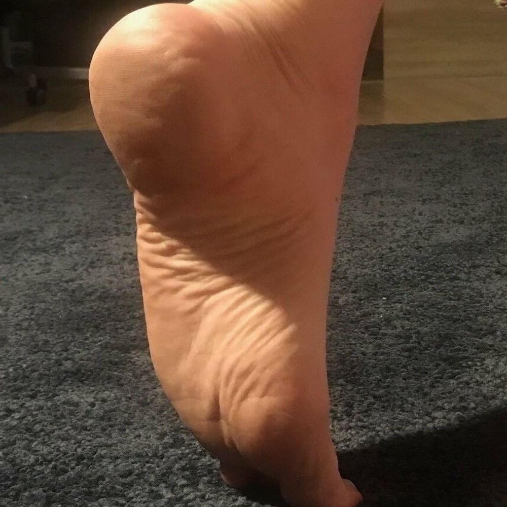 My wrinkled soles and butthole on display #17