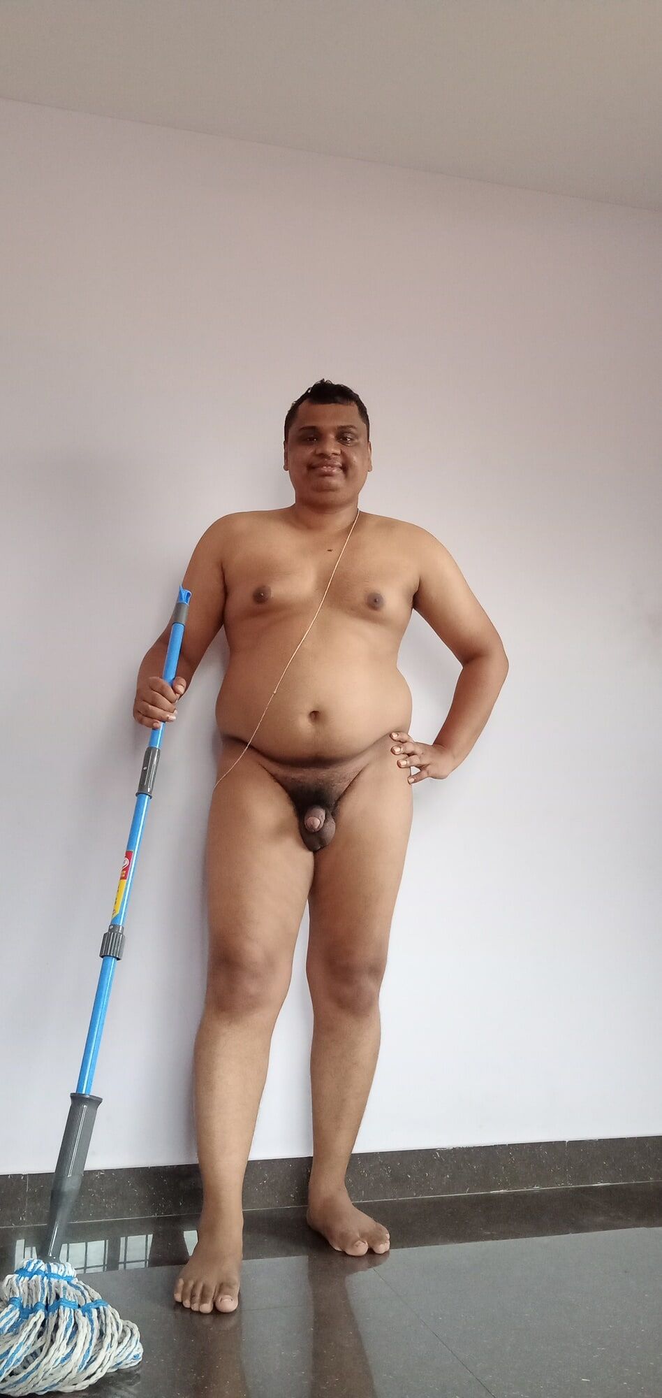 Sweeper boy naked completely #9