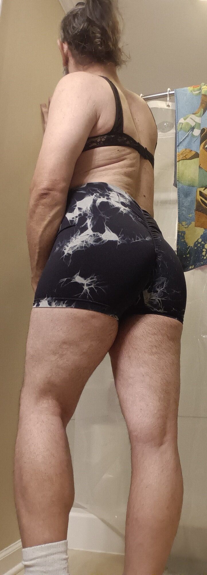 Ass looks so good in my little sexy shorts.... What do you t #23