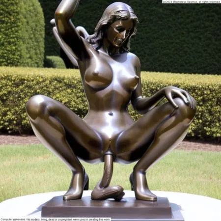 erotic bronze sculpture garden         